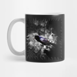 The Lonesome Purple Feathered Bird in the Mist Mug